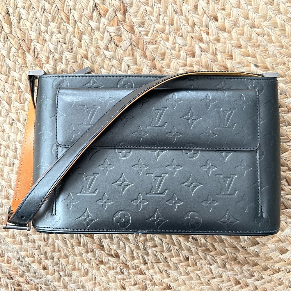 Louis Vuitton Alston matte black bag